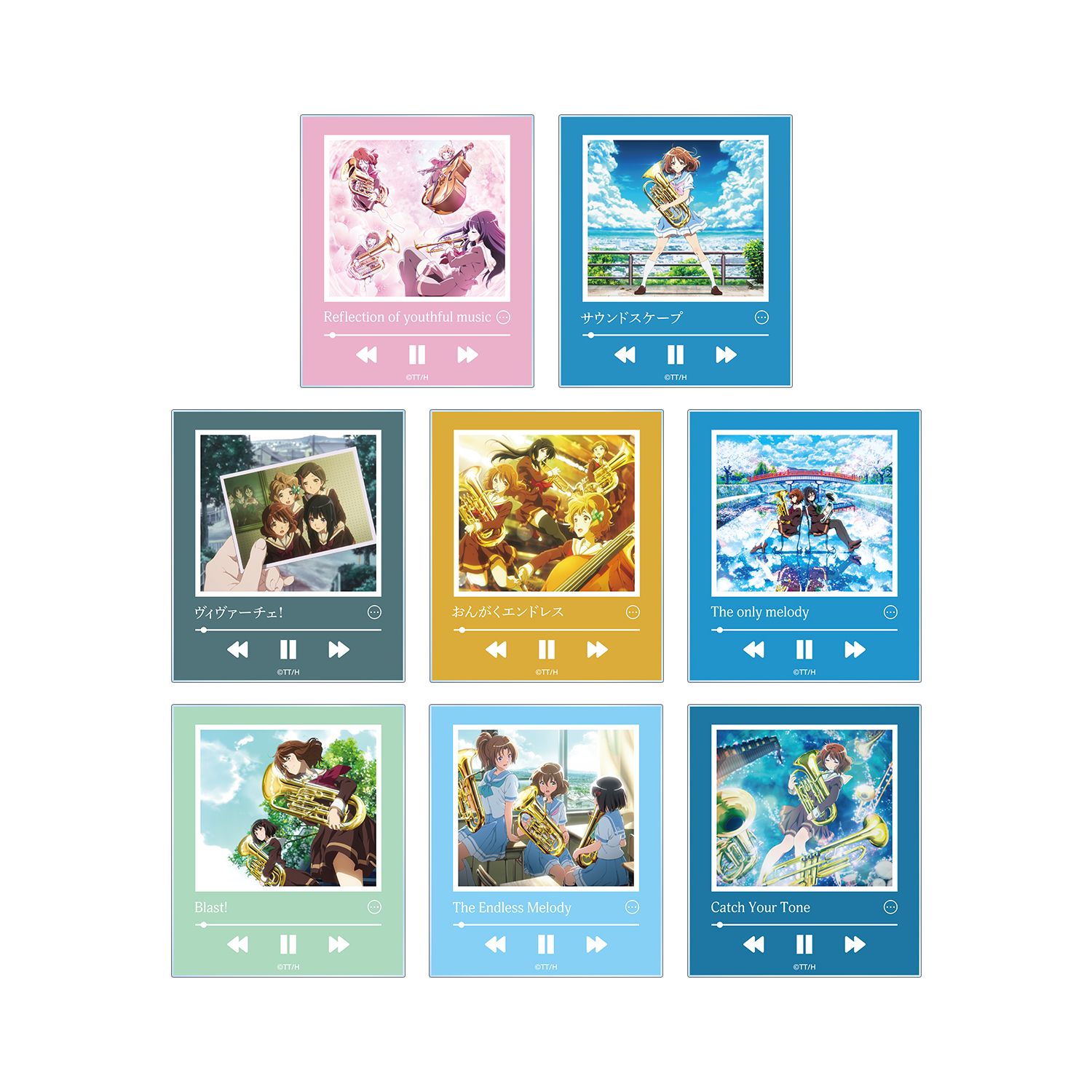 「響け!ユーフォニアム」シリーズ トレーディングミュージックプレイヤー風アクリルカード ver.B(単位/単品) - 公式商品画像 | AniSmile