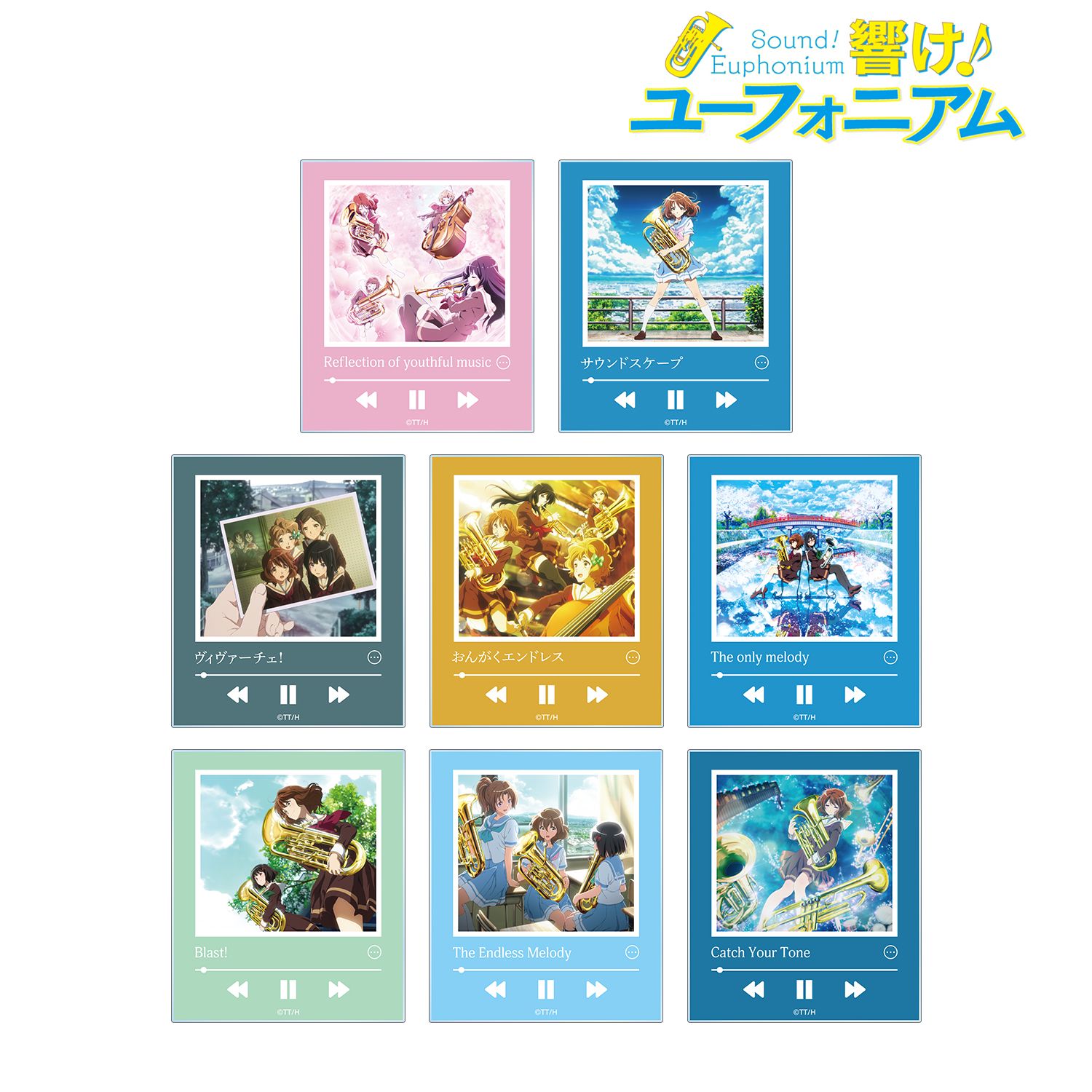 「響け!ユーフォニアム」シリーズ トレーディングミュージックプレイヤー風アクリルカード ver.B(単位/単品) 画像 2 | AniSmile