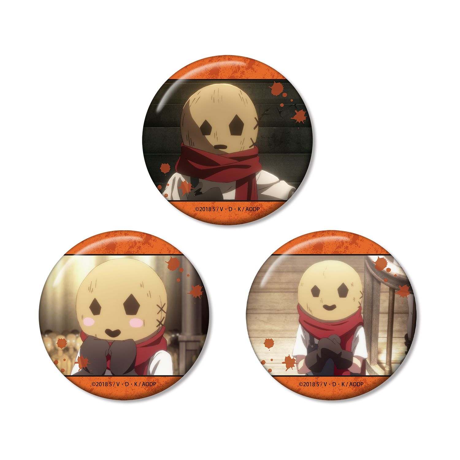 殺戮の天使 エディ 場面写缶バッジ3個セット - 公式商品画像 | AniSmile
