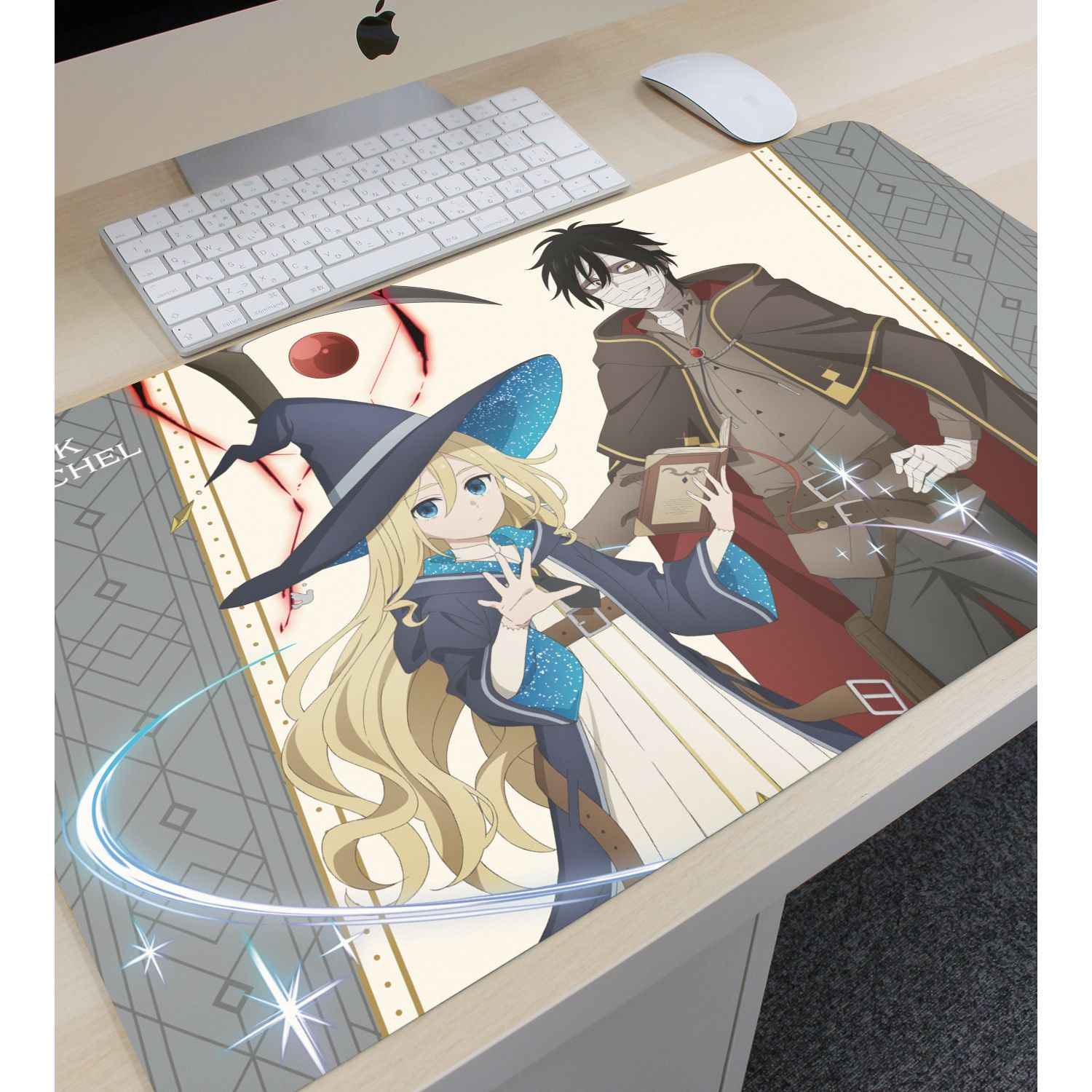 殺戮の天使 描き下ろし ザック&レイチェル 魔法使いver. マルチデスクマット 画像 3 | AniSmile