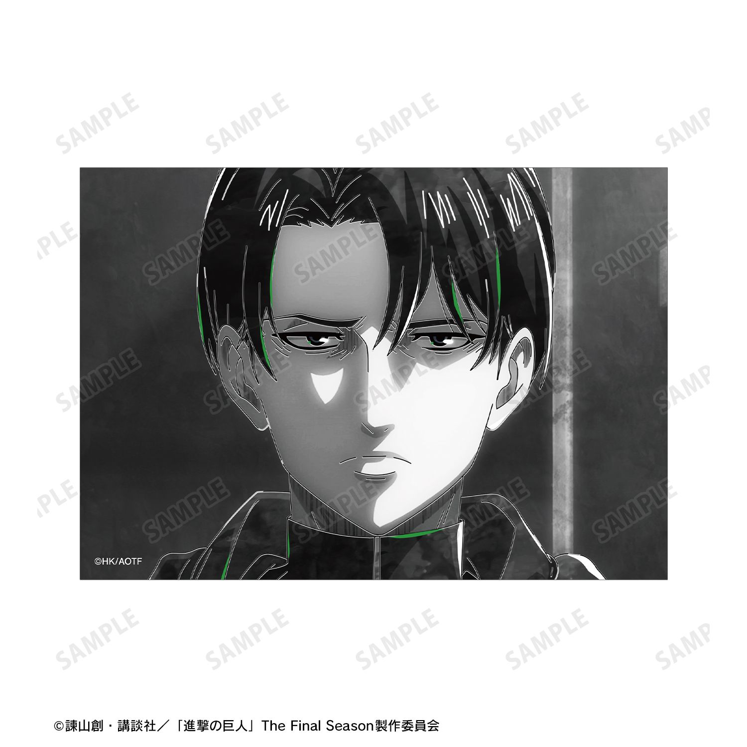 TVアニメ『進撃の巨人』 リヴァイ Ani-Art BLACK LABEL 第2弾 ブロマイド2枚セット 画像 3 | AniSmile