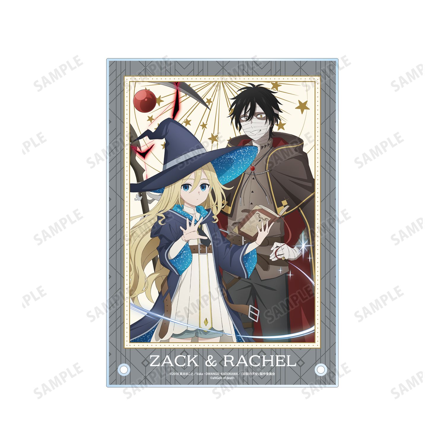 殺戮の天使 描き下ろし ザック&レイチェル 魔法使いver. A5アクリルパネル 画像 5 | AniSmile