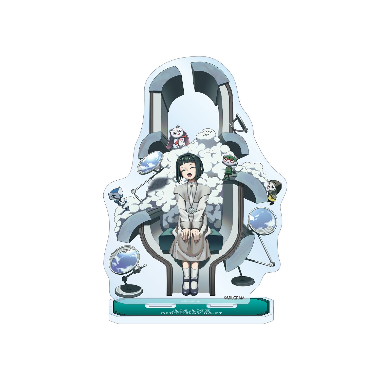 MILGRAM -ミルグラム- 描き下ろし アマネ バースデーver. 第3弾 BIGアクリルスタンド - 公式商品画像 | AniSmile