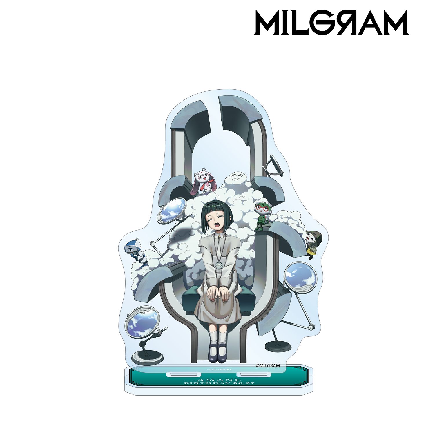 MILGRAM -ミルグラム- 描き下ろし アマネ バースデーver. 第3弾 BIGアクリルスタンド 画像 3 | AniSmile