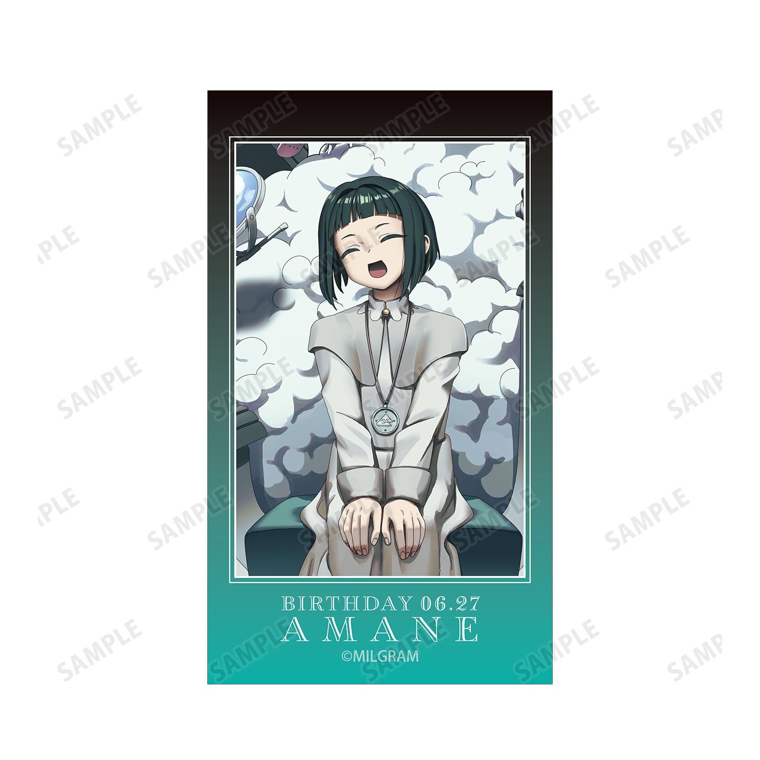 MILGRAM -ミルグラム- 描き下ろし アマネ バースデーver. 第3弾 Ani-Frame2枚セット 画像 4 | AniSmile