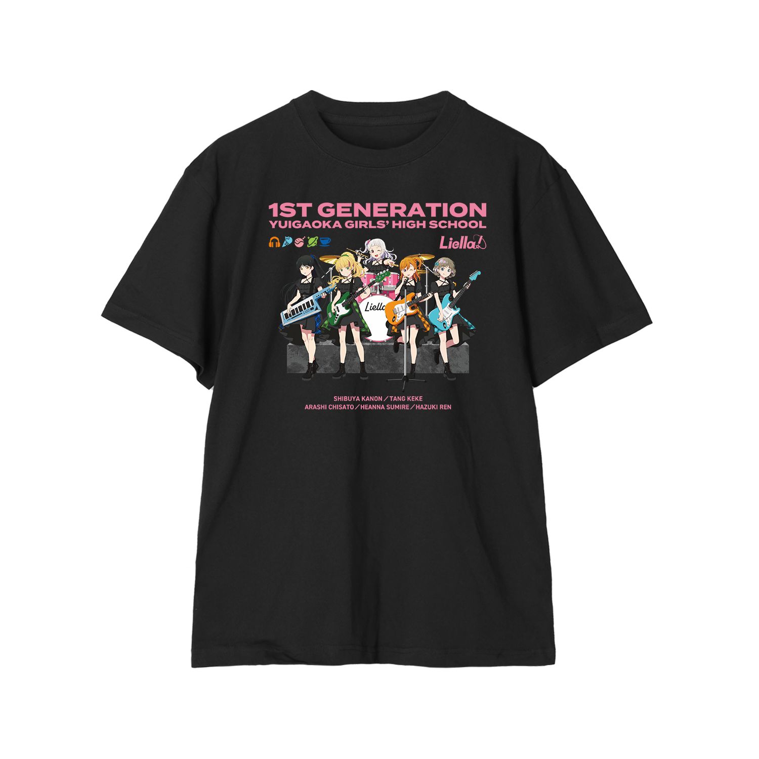 ラブライブ!スーパースター!! 描き下ろし 1期生 バンドver. Teeユニセックス(サイズ/XL) - 公式商品画像 | AniSmile