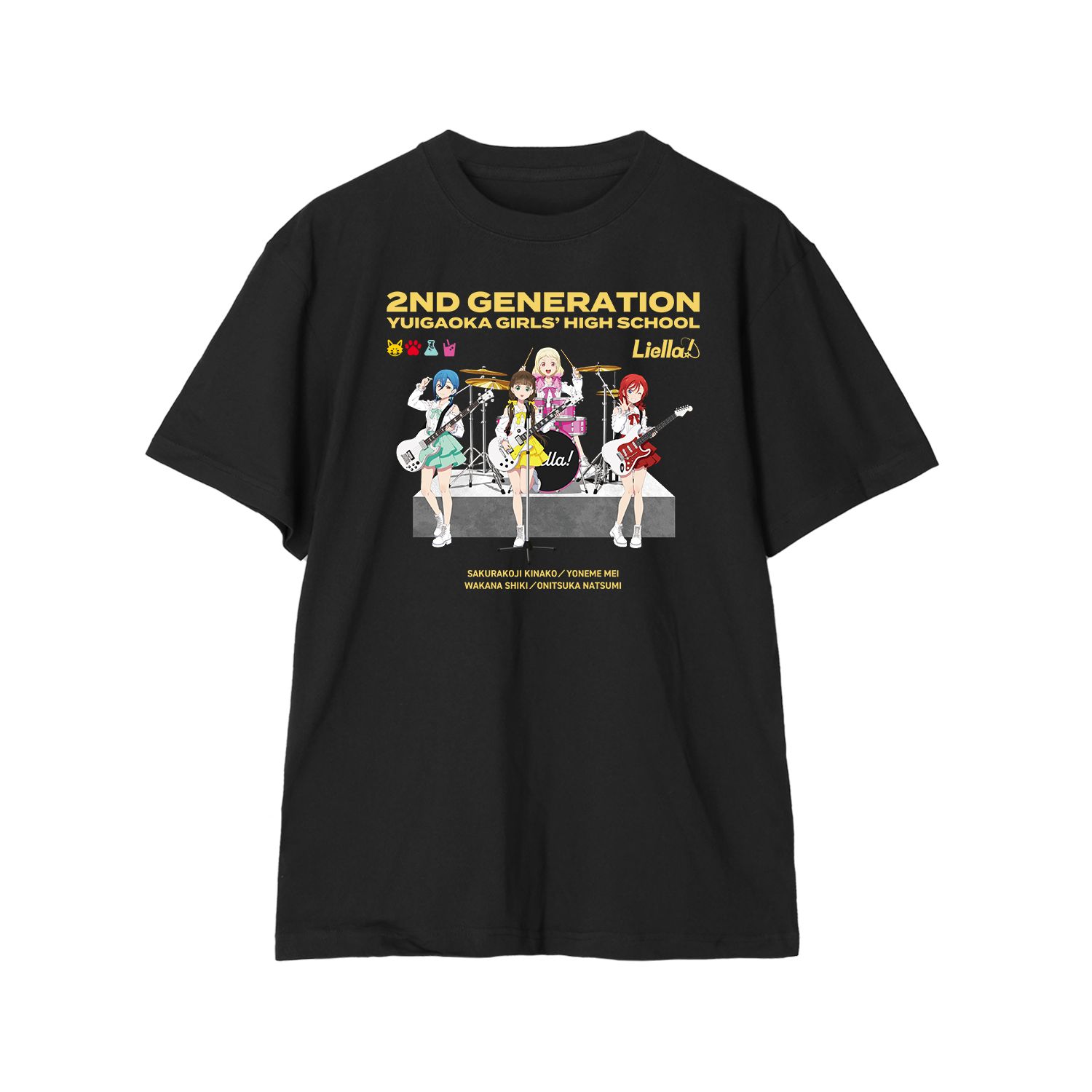 ラブライブ!スーパースター!! 描き下ろし 2期生 バンドver. Teeユニセックス(サイズ/XL) - 公式商品画像 | AniSmile