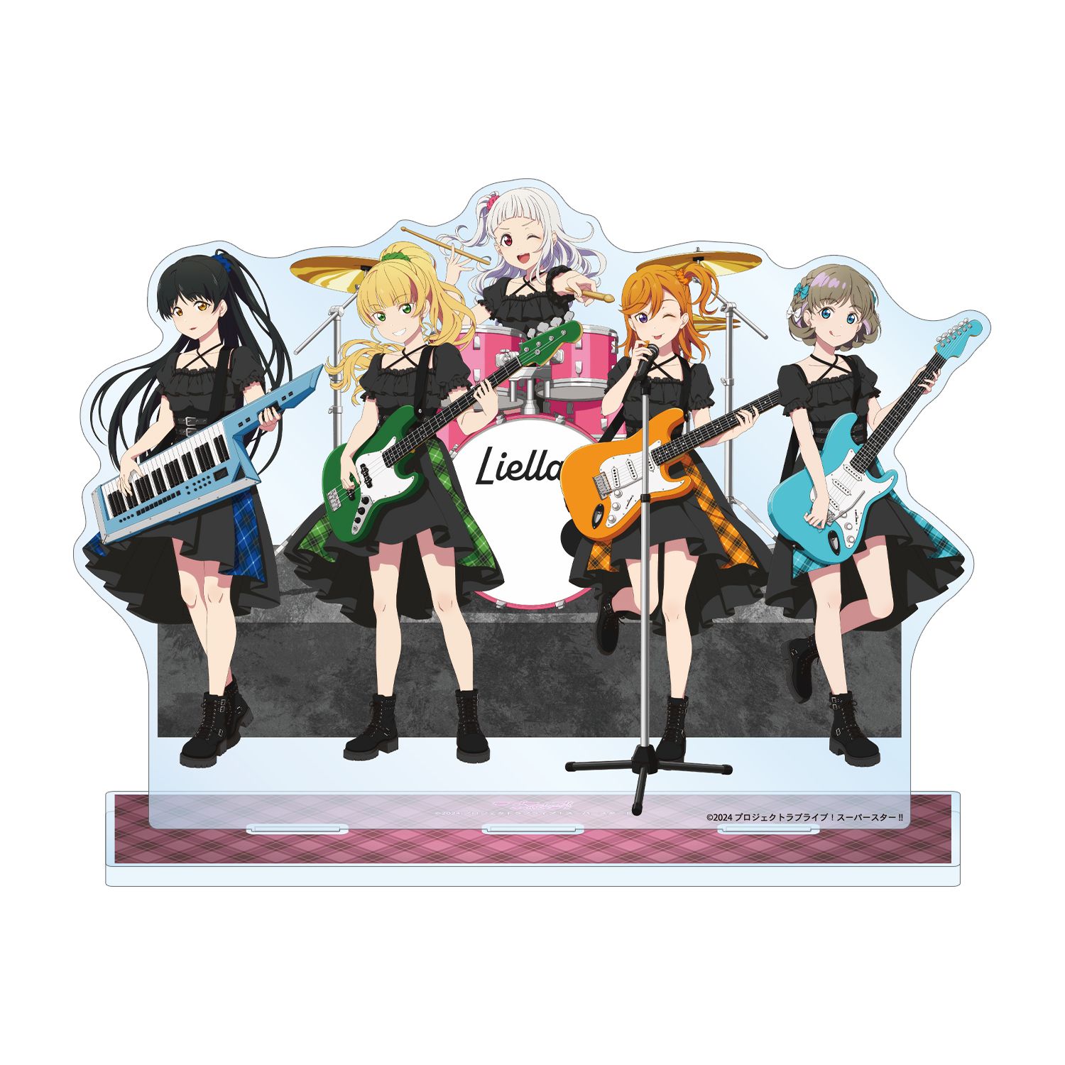 ラブライブ!スーパースター!! 描き下ろし 1期生集合 バンドver. BIGアクリルスタンド - 公式商品画像 | AniSmile