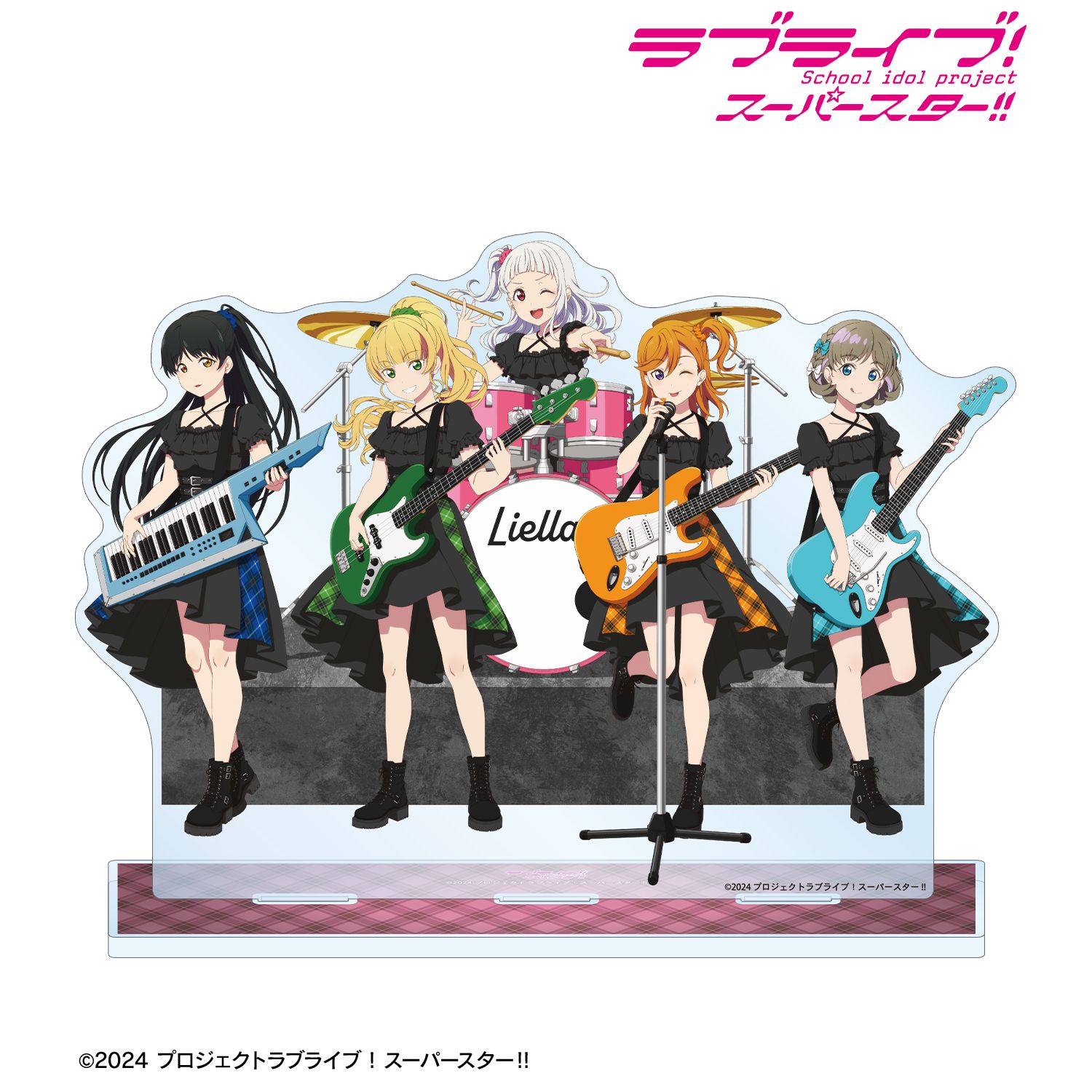 ラブライブ!スーパースター!! 描き下ろし 1期生集合 バンドver. BIGアクリルスタンド 画像 2 | AniSmile