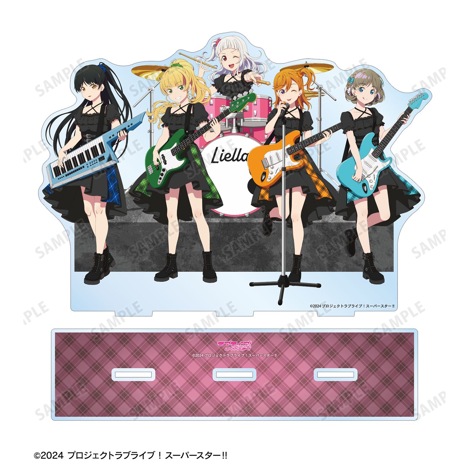 ラブライブ!スーパースター!! 描き下ろし 1期生集合 バンドver. BIGアクリルスタンド 画像 3 | AniSmile