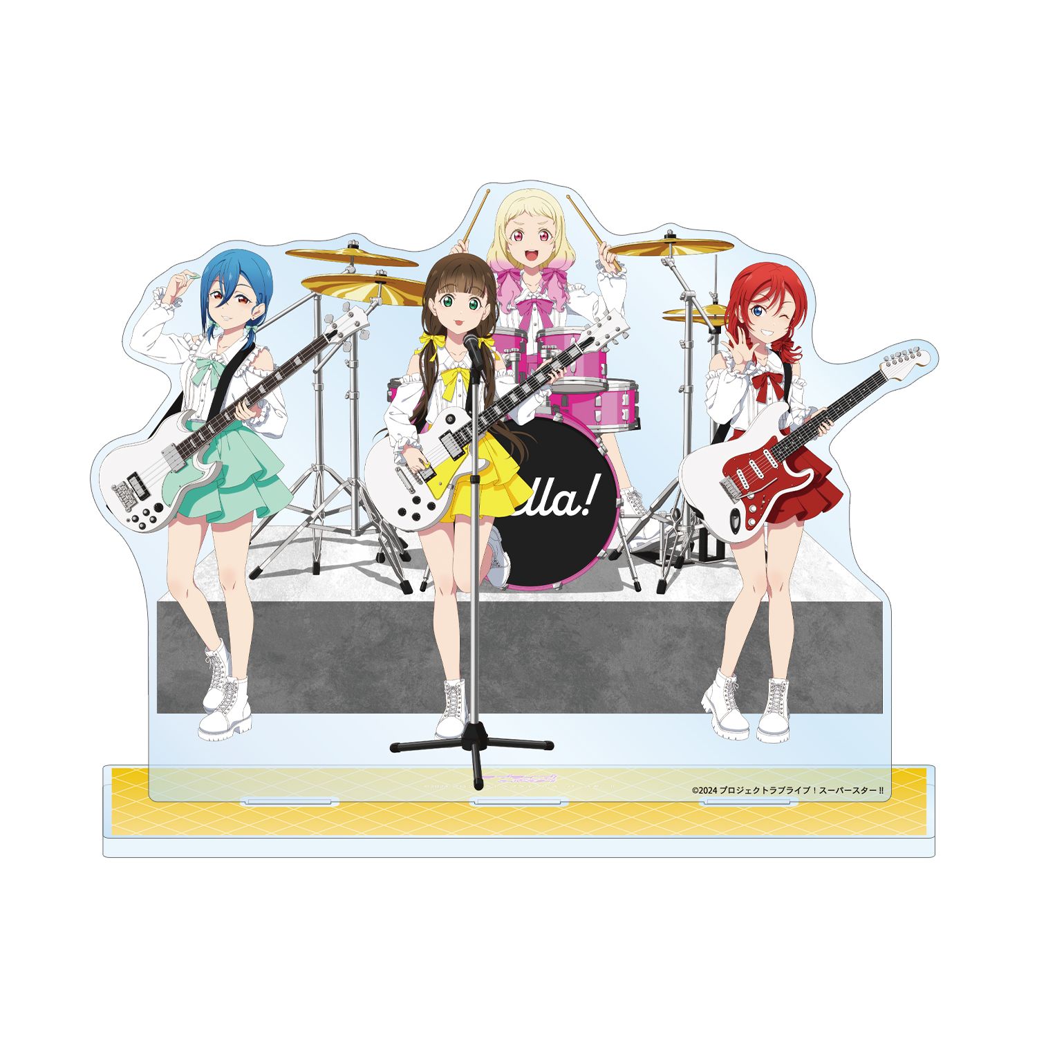 ラブライブ!スーパースター!! 描き下ろし 2期生集合 バンドver. BIGアクリルスタンド - 公式商品画像 | AniSmile