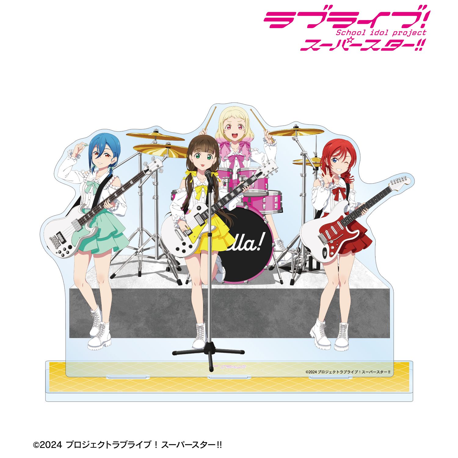 ラブライブ!スーパースター!! 描き下ろし 2期生集合 バンドver. BIGアクリルスタンド 画像 2 | AniSmile