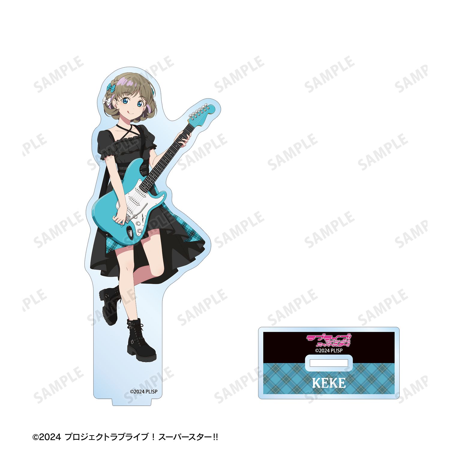 ラブライブ!スーパースター!! 描き下ろし 唐 可可 バンドver. BIGアクリルスタンド 画像 3 | AniSmile