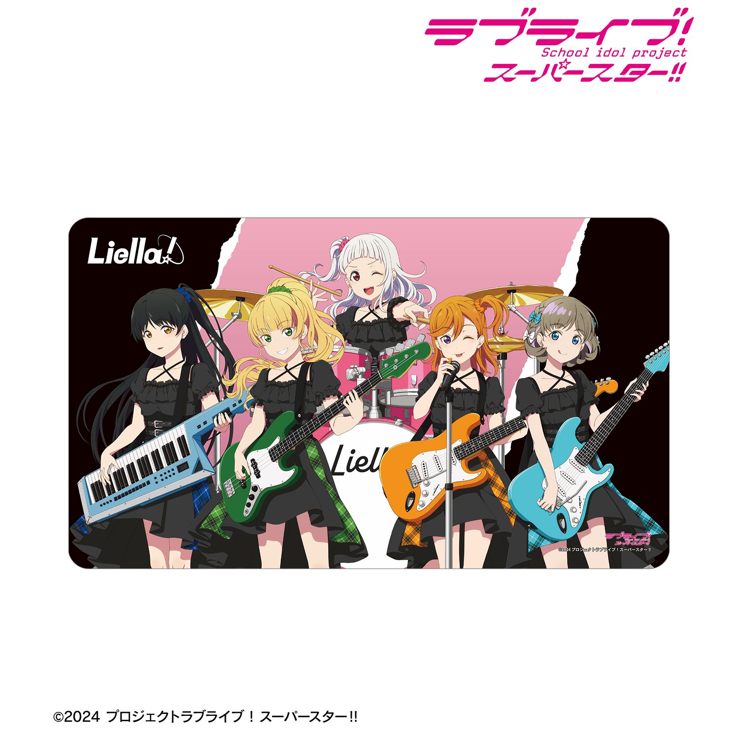 ラブライブ!スーパースター!! 描き下ろし 1期生 バンドver. マルチデスクマット 画像 2 | AniSmile
