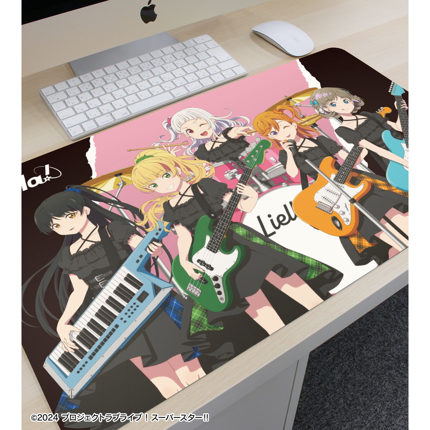 ラブライブ!スーパースター!! 描き下ろし 1期生 バンドver. マルチデスクマット 画像 3 | AniSmile