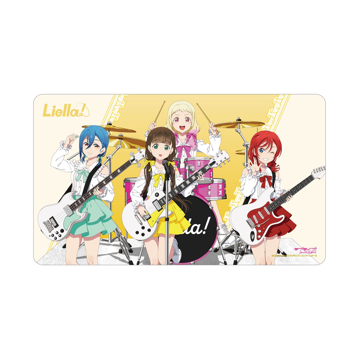 ラブライブ!スーパースター!! 描き下ろし 2期生 バンドver. マルチデスクマット - 公式商品画像 | AniSmile