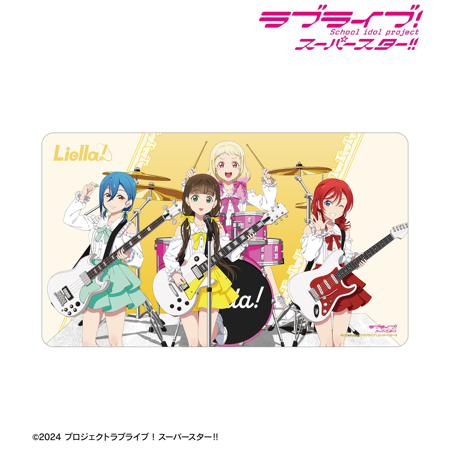 ラブライブ!スーパースター!! 描き下ろし 2期生 バンドver. マルチデスクマット 画像 2 | AniSmile