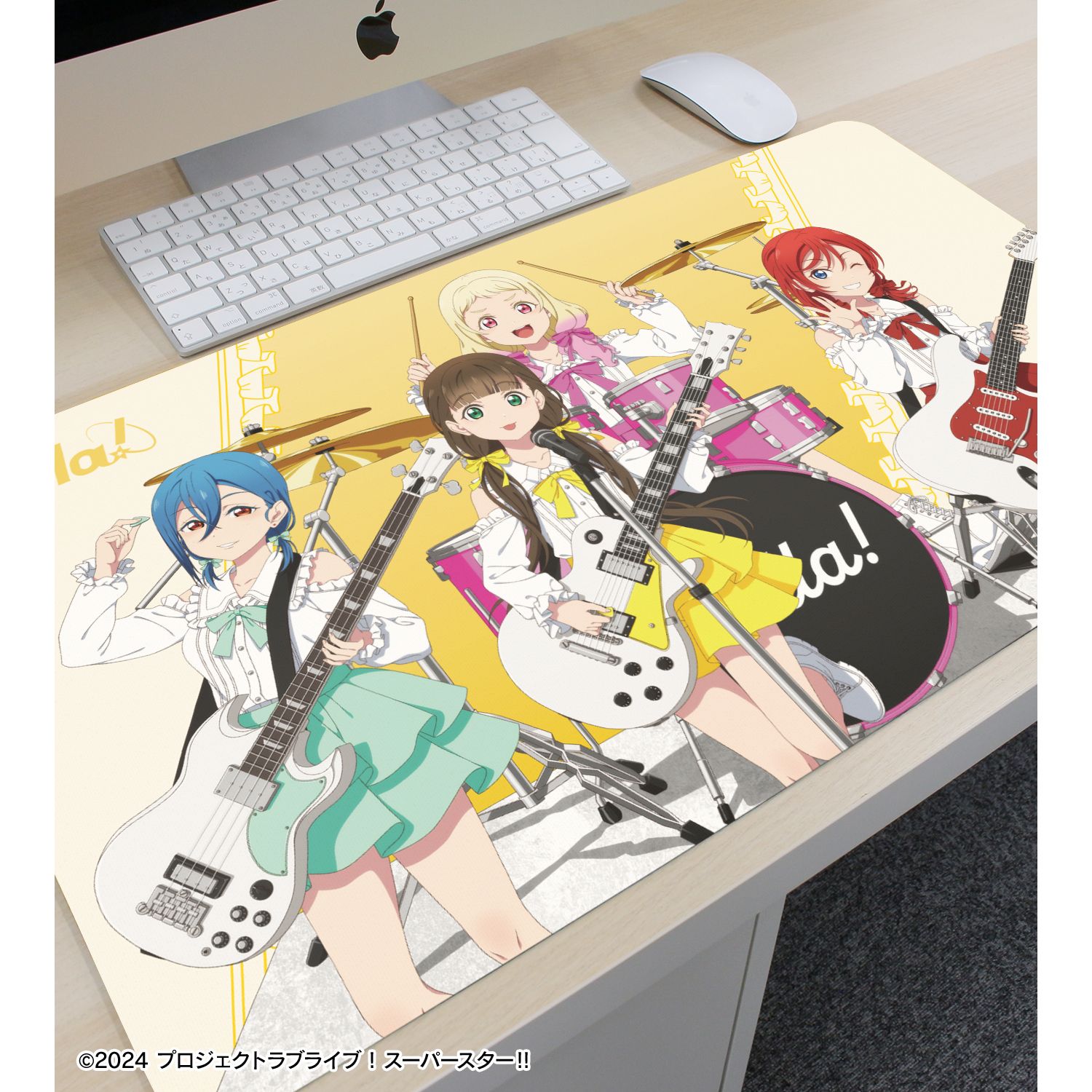 ラブライブ!スーパースター!! 描き下ろし 2期生 バンドver. マルチデスクマット 画像 3 | AniSmile