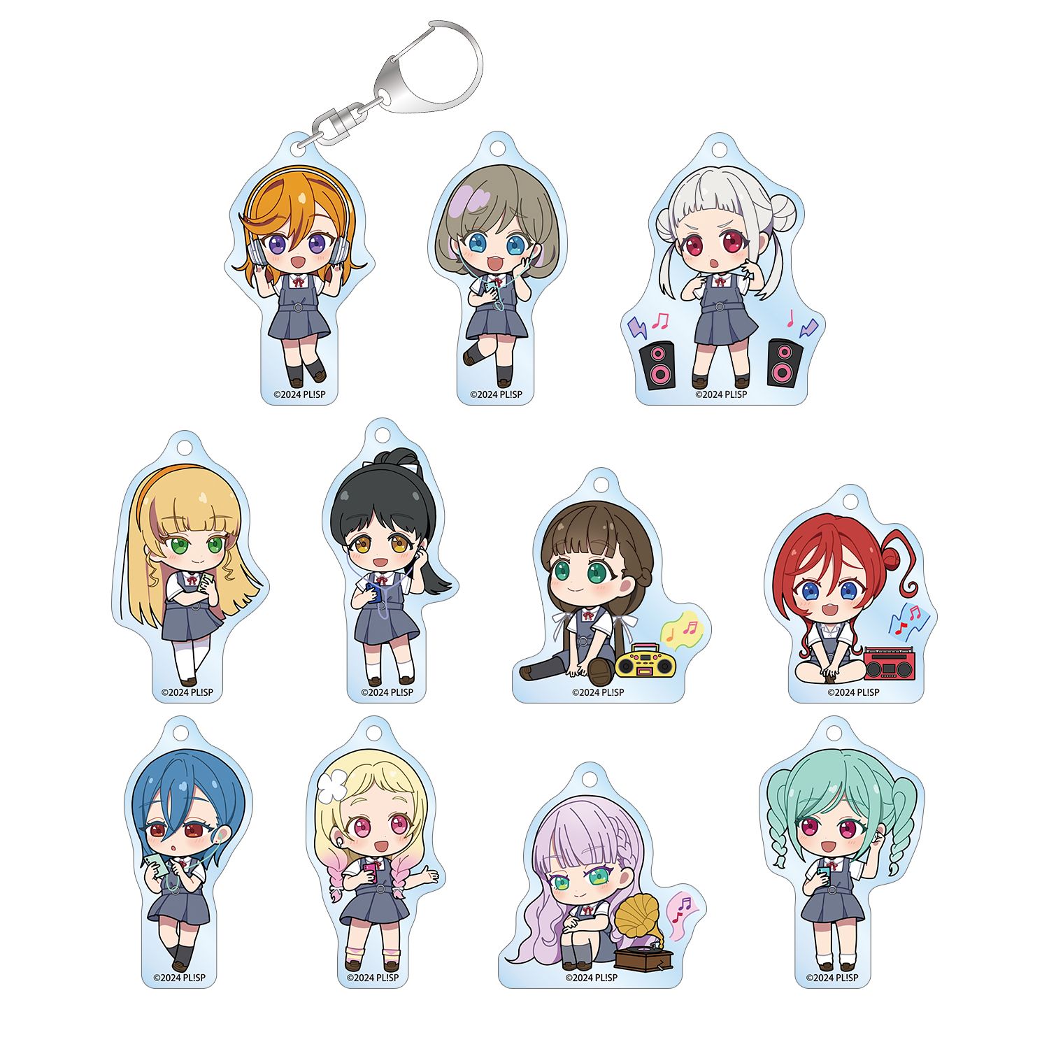 ラブライブ!スーパースター!! トレーディング ちびキャラ 音楽ver. アクリルキーホルダー(単位/単品) - 公式商品画像 | AniSmile