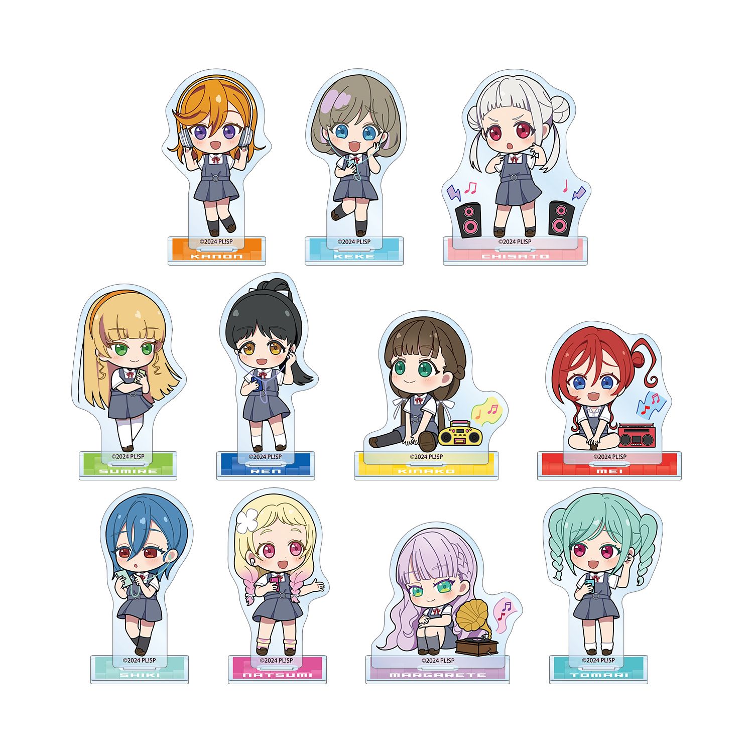 ラブライブ!スーパースター!! トレーディング ちびキャラ 音楽ver. アクリルスタンド(単位/単品) - 公式商品画像 | AniSmile