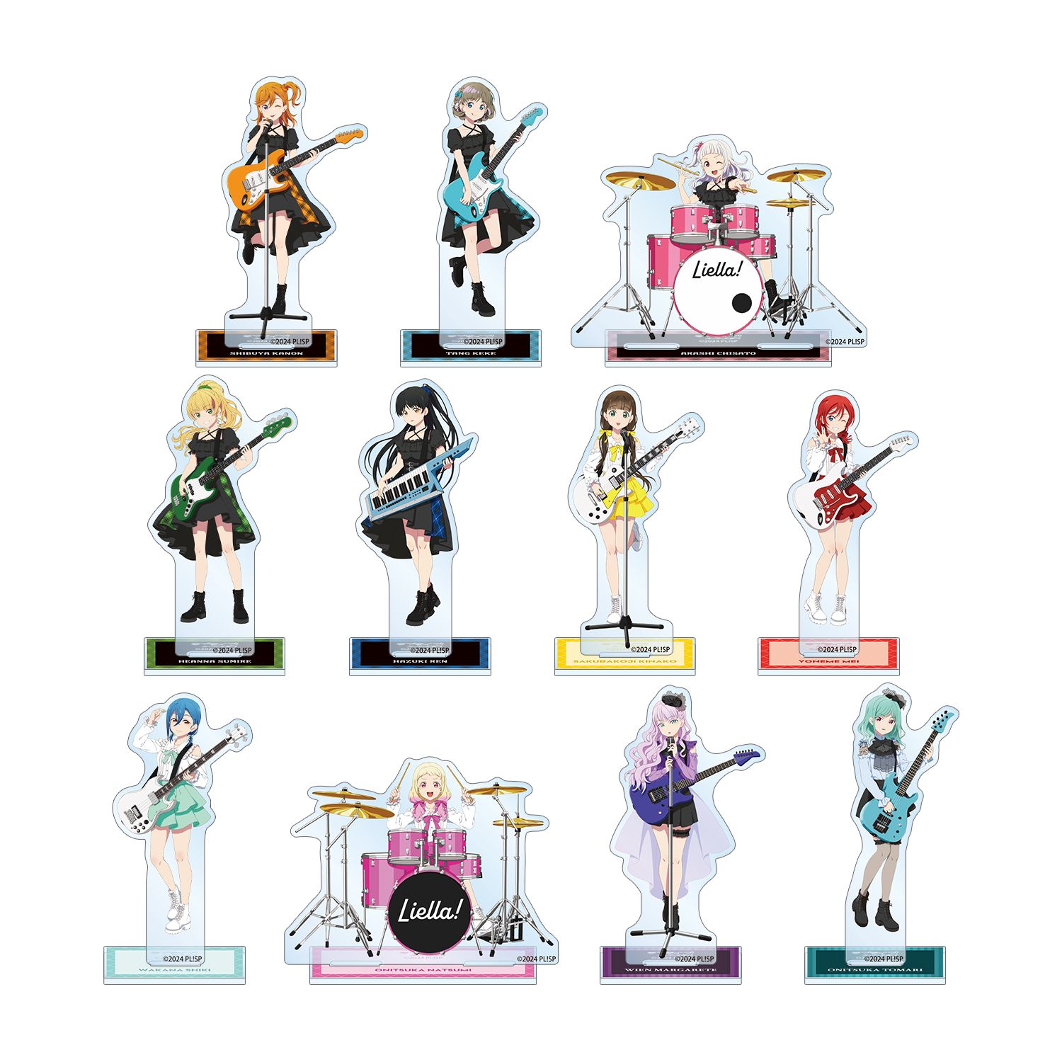 ラブライブ!スーパースター!! 描き下ろし バンドver. トレーディングアクリルスタンド(単位/単品) - 公式商品画像 | AniSmile