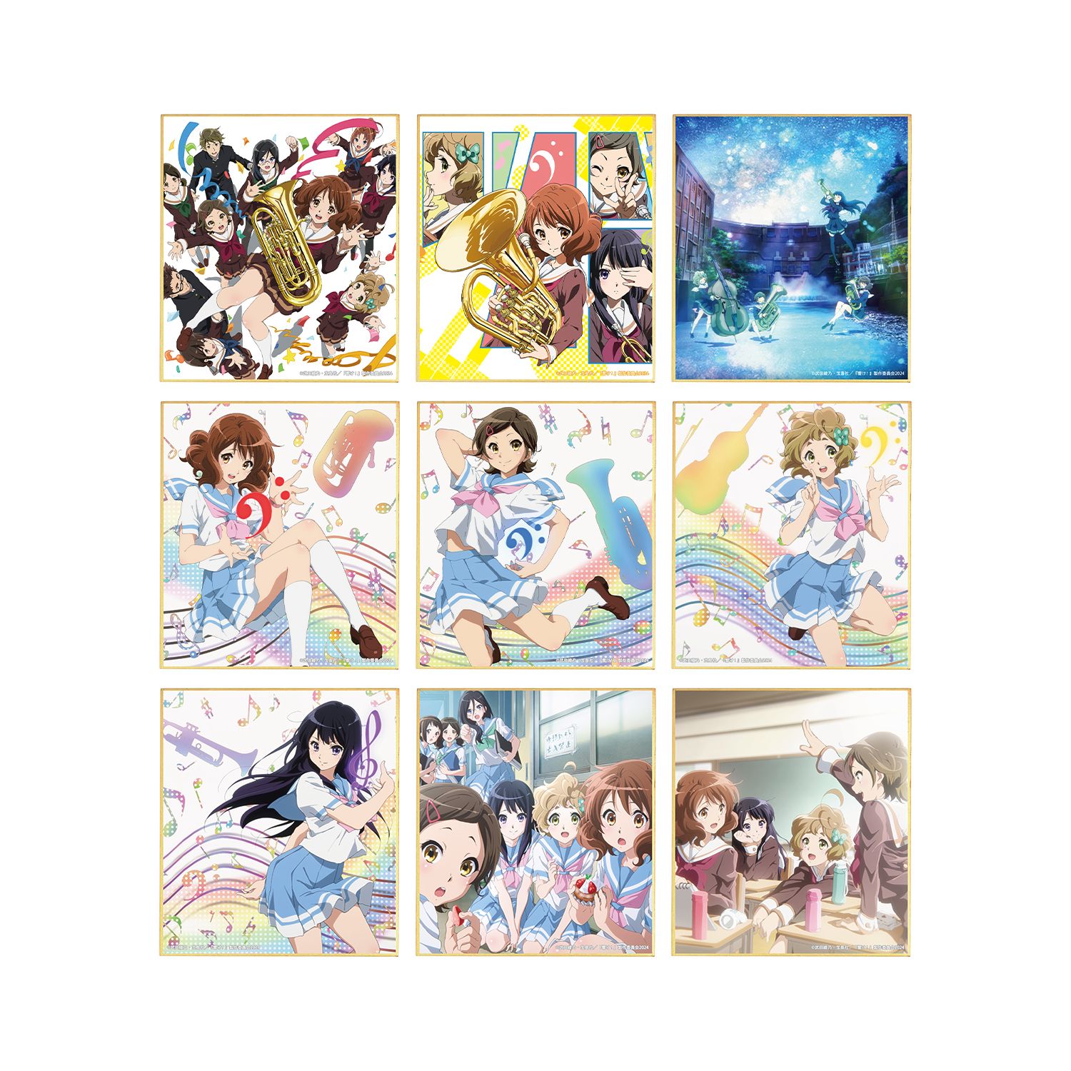 最終楽章 響け!ユーフォニアム 前編 トレーディングミニ色紙 ver.A(単位/単品) - 公式商品画像 | AniSmile