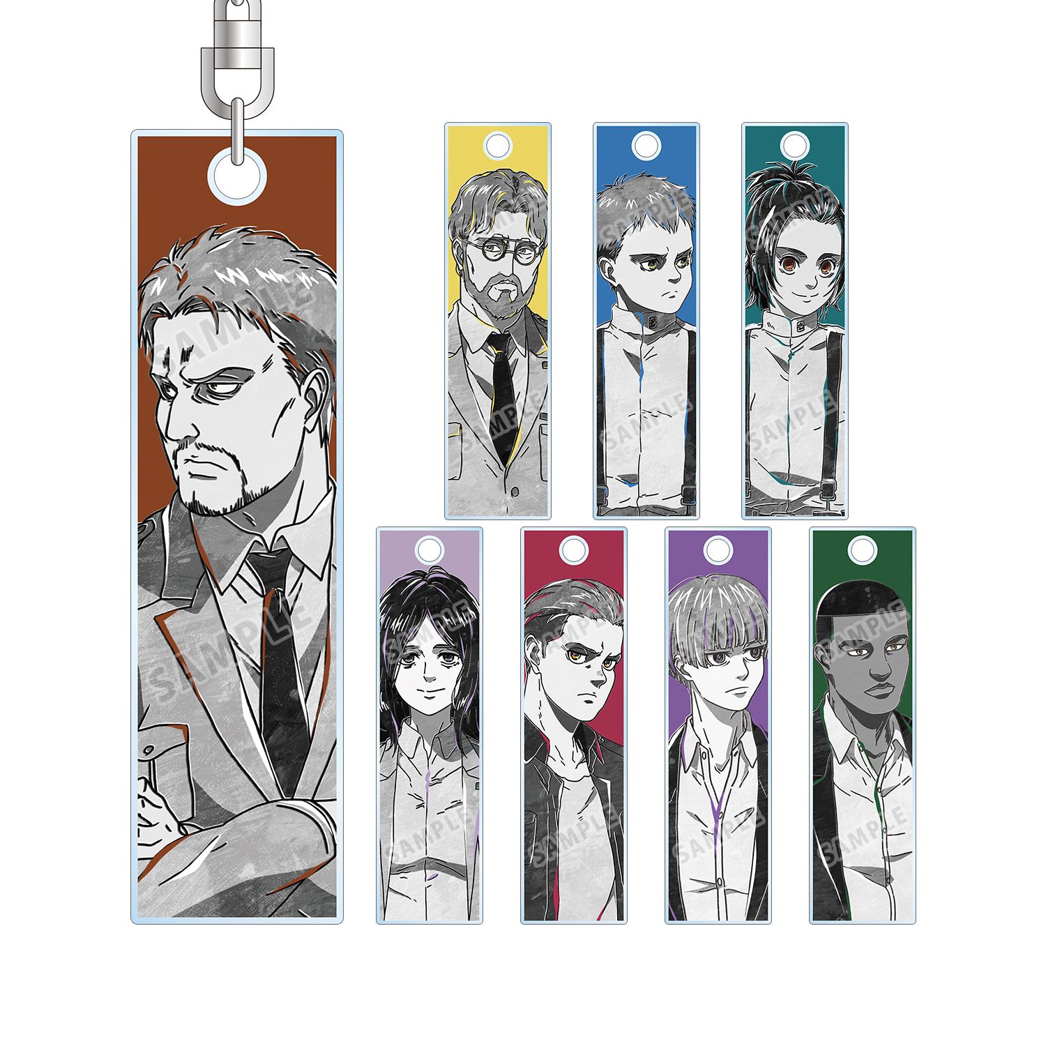 TVアニメ『進撃の巨人』 トレーディング Ani-Art BLACK LABEL スティックアクリルキーホルダー ver.B(単位/BOX) - 公式商品画像 | AniSmile