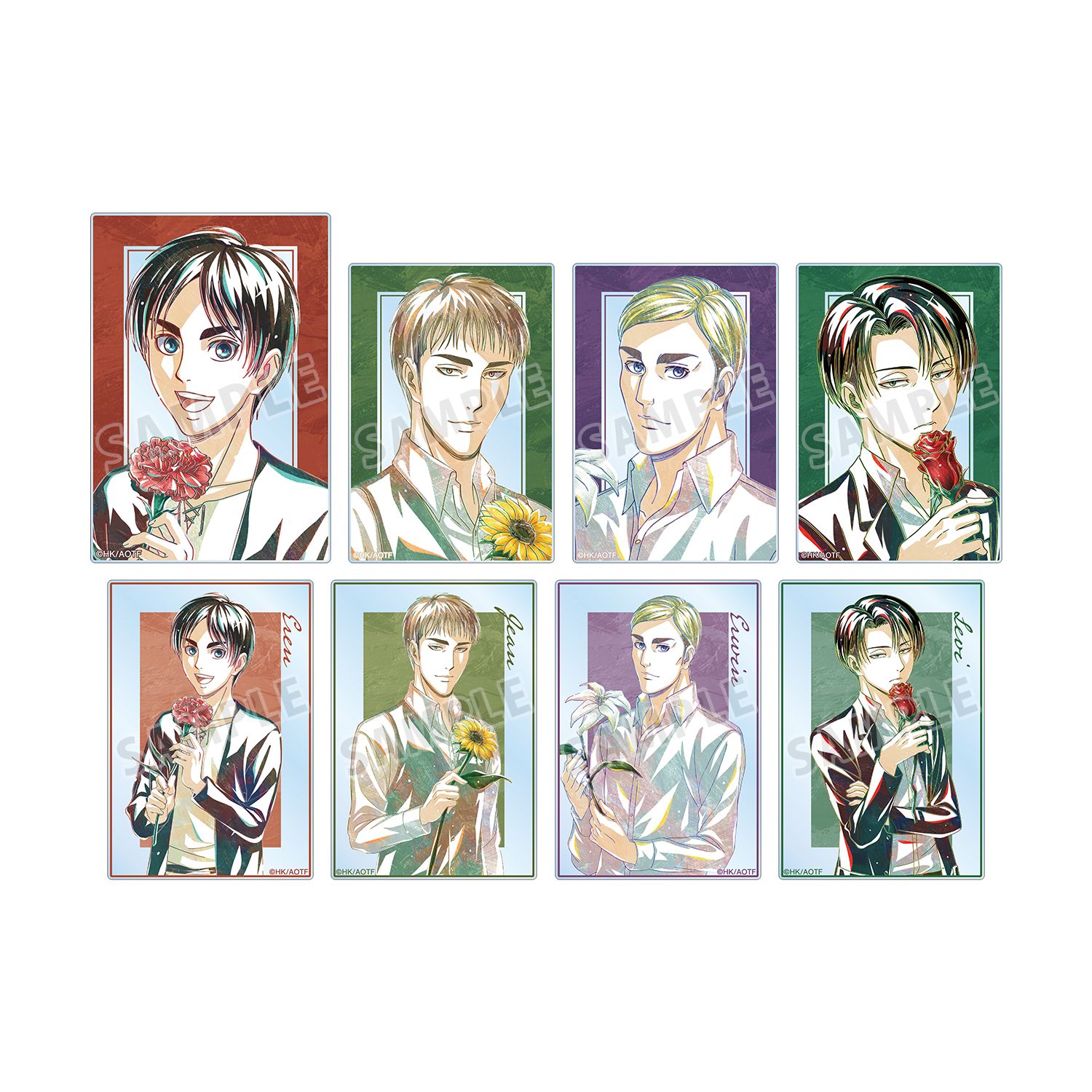 TVアニメ『進撃の巨人』 描き下ろし Flower Shop ver. トレーディング Ani-Art アクリルカード(単位/BOX) - 公式商品画像 | AniSmile