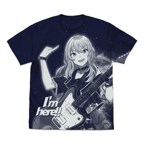 ガールズバンドクライ 河原木桃香 オールプリントTシャツ/NAVY-L - 公式商品画像 | AniSmile