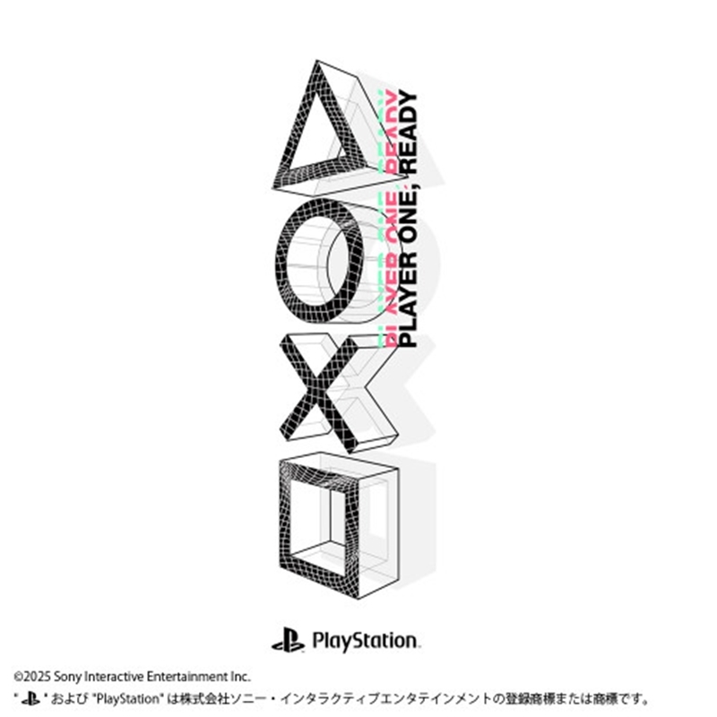 プレイステーション Tシャツ for PlayStation Shapes Logo Meta MeshVer./WHITE-M 画像 2 | AniSmile