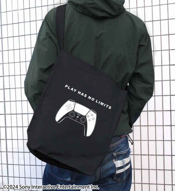 プレイステーション ショルダートート for PlayStation 5 DualSenseワイヤレスコントローラー/BLACK 画像 2 | AniSmile