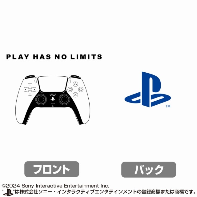 プレイステーション Tシャツ for PlayStation 5 DualSenseワイヤレスコントローラー/WHITE-L 画像 4 | AniSmile