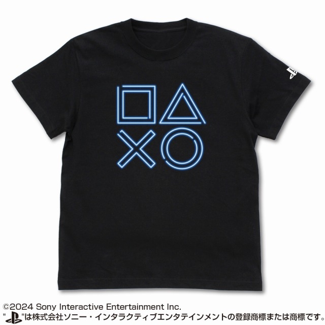 プレイステーション Tシャツ for PlayStation Shapes Neon Ver./BLACK-XL - 公式商品画像 | AniSmile