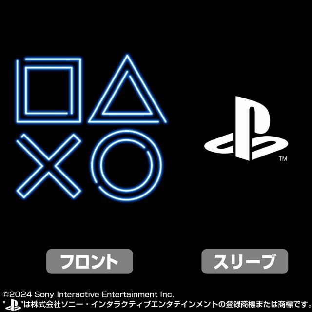 プレイステーション Tシャツ for PlayStation Shapes Neon Ver./BLACK-M 画像 2 | AniSmile