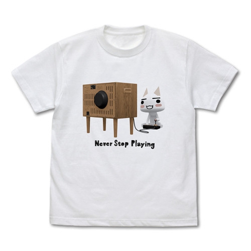 どこでもいっしょ ゲームに夢中のトロ Tシャツ/WHITE-XL - 公式商品画像 | AniSmile