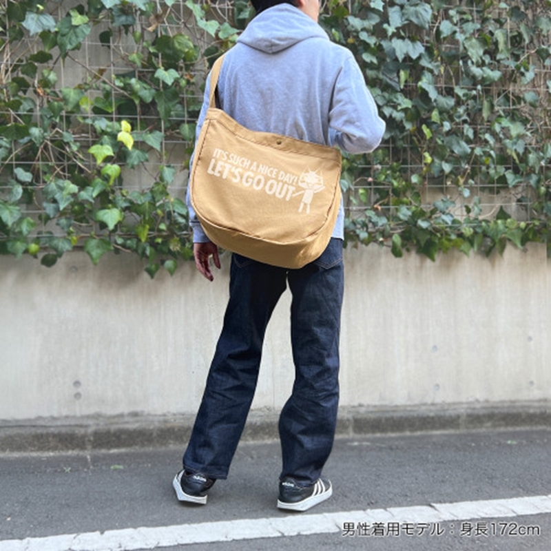 どこでもいっしょ トロとおでかけ ニュースペーパーバッグ/SAND KHAKI 画像 2 | AniSmile
