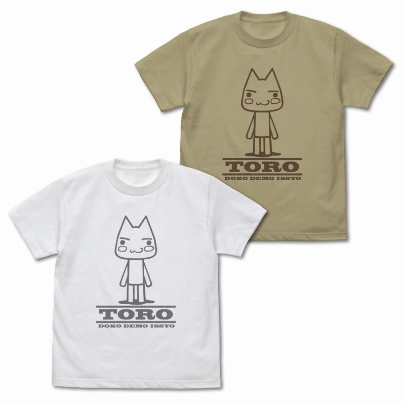 どこでもいっしょ トロ ヴィンテージ Tシャツ/SAND KHAKI-L 画像 2 | AniSmile