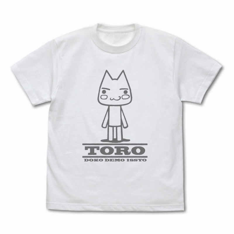 どこでもいっしょ トロ ヴィンテージ Tシャツ/WHITE-L - 公式商品画像 | AniSmile