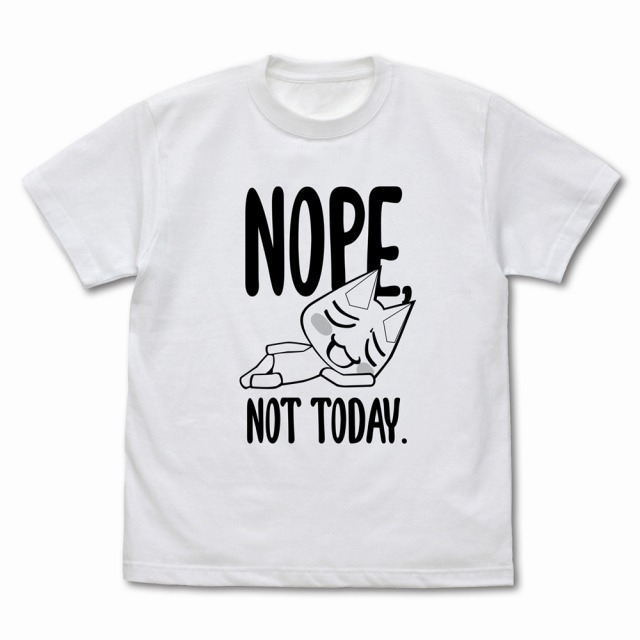 どこでもいっしょ トロの「今日はいいや」Tシャツ/WHITE-XL - 公式商品画像 | AniSmile