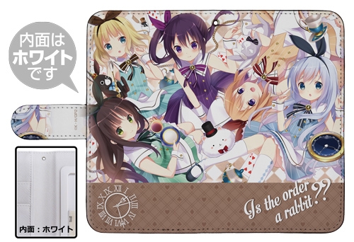 ご注文はうさぎですか?? 手帳型スマホケース 138 画像 2 | AniSmile