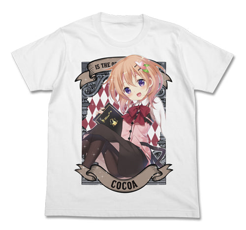 ご注文はうさぎですか? ココア フルカラーTシャツ/WHITE-S - 公式商品画像 | AniSmile