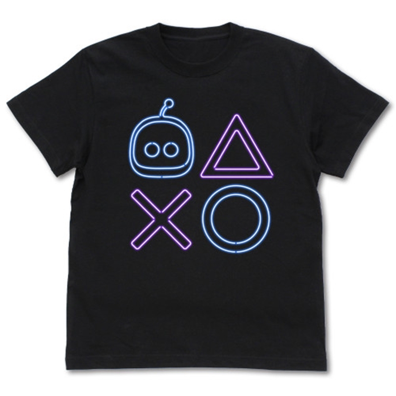 ASTRO BOT アストロ ネオンシェイプス Tシャツ/BLACK-XL - 公式商品画像 | AniSmile