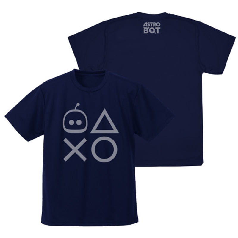 ASTRO BOT アストロ シェイプス ドライTシャツ /NAVY-S - 公式商品画像 | AniSmile