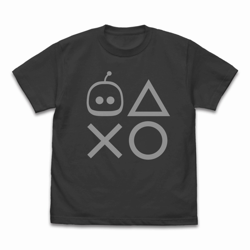ASTRO BOT アストロ プレイステーションシェイプス Tシャツ/SUMI-S - 公式商品画像 | AniSmile