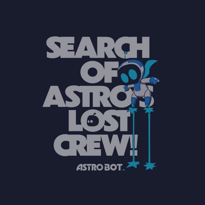 ASTRO BOT アストロ 大捜索 Tシャツ/NAVY-S 画像 2 | AniSmile