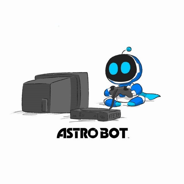 ASTRO BOT Tシャツ/WHITE-L 画像 2 | AniSmile