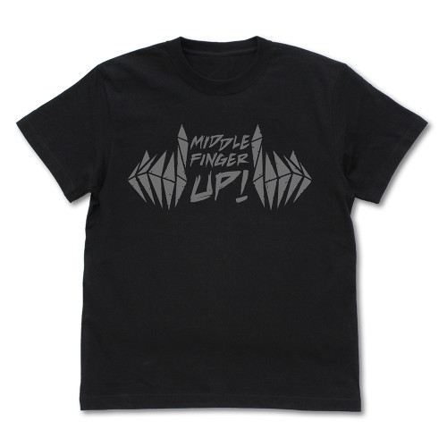 ガールズバンドクライ 中指立ててけ! Tシャツ/BLACK-S - 公式商品画像 | AniSmile
