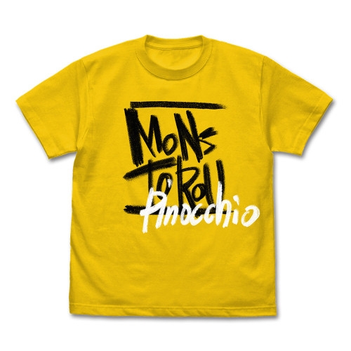 ガールズバンドクライ 河原木桃香の「MONSTOROU Pinocchio」Tシャツ/CANARY YELLOW-S 画像 2 | AniSmile