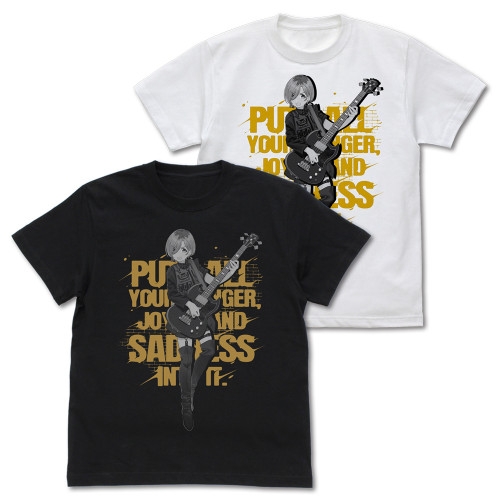 ガールズバンドクライ ルパ「全部ぶちこめ。」 Tシャツ/BLACK-M - 公式商品画像 | AniSmile