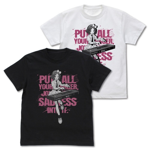 ガールズバンドクライ 海老塚智「全部ぶちこめ。」 Tシャツ/WHITE-L - 公式商品画像 | AniSmile